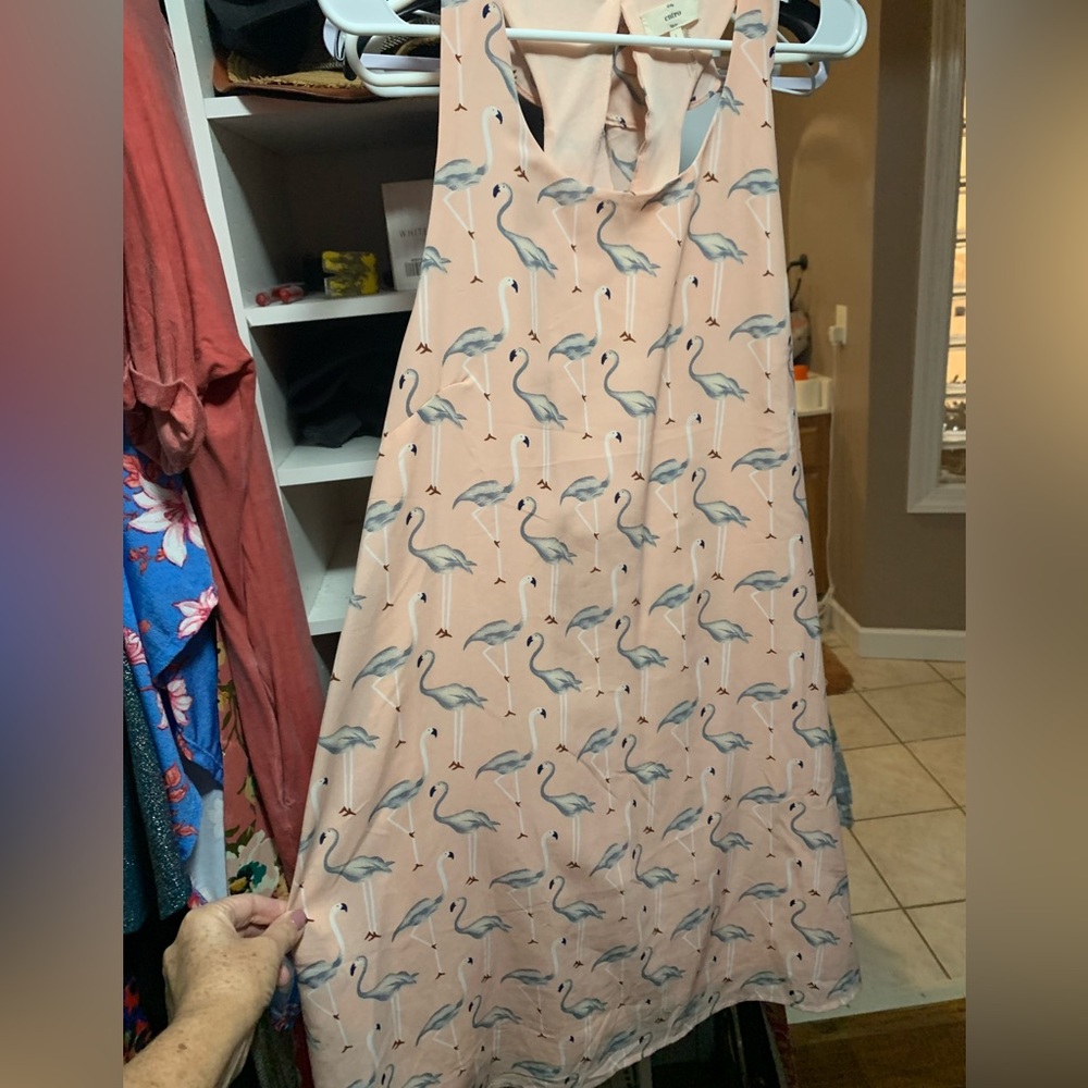 Flamingo print sundress